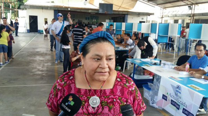 La líder indígena aseguró que Guatemala necesita autoridades que no permitan que se repitan los mismo errores del pasado.