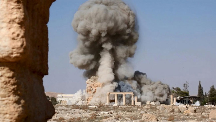 El Estado Islámico acabó con un templo romano en Palmira.