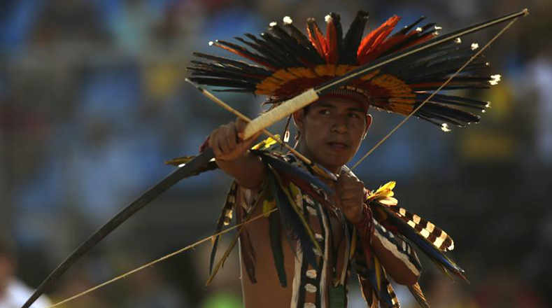 Brasil lleva a cabo los juegos indígenas a menos de un año de la celebración de las Olimpiadas de Río de Janerio de 2016.