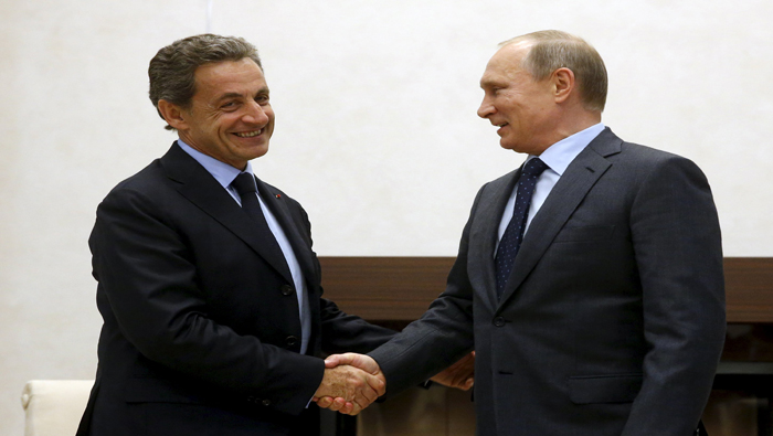 Nicolas Sarkozy se reunió este jueves durante dos horas con el presidente ruso, Vladimir Putin.