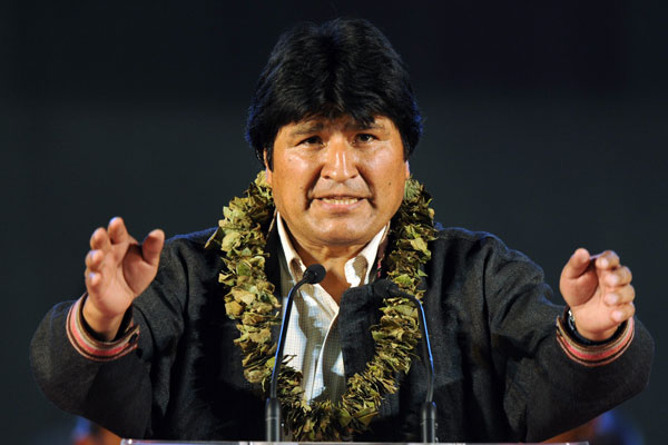 Evo Morales afirma que de no poder optar por la reelección, ya hizo historia.