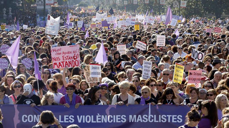Para la marcha se aprobó una trayectoria desde la sede del Ministerio de Sanidad, Servicios Sociales e Igualdad, hasta la Plaza España en el Paseo del Prado.