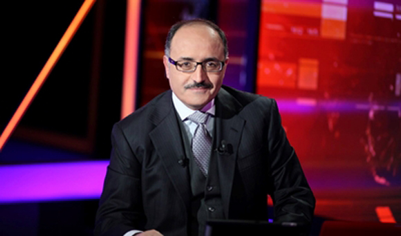 El presidente del canal panárabe Al-Mayadeen, Ghassan Ben Jeddou.