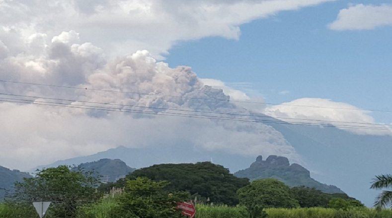El volcán de Fuego mantiene en alerta a los organismos de seguridad de Guatemala.