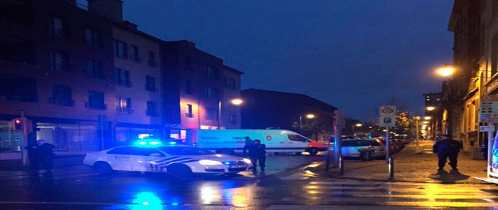 Operación en el barrio de Molenbeek, en Bruselas, realizada por la Policía de Bélgica en relación a los atentados de París.