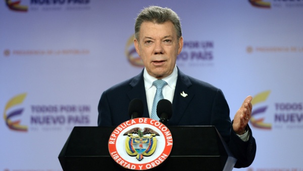 Santos reiteró que no es su Gobierno quien retrasa el proceso para el fin del conflicto armado que lleva más de 50 años.