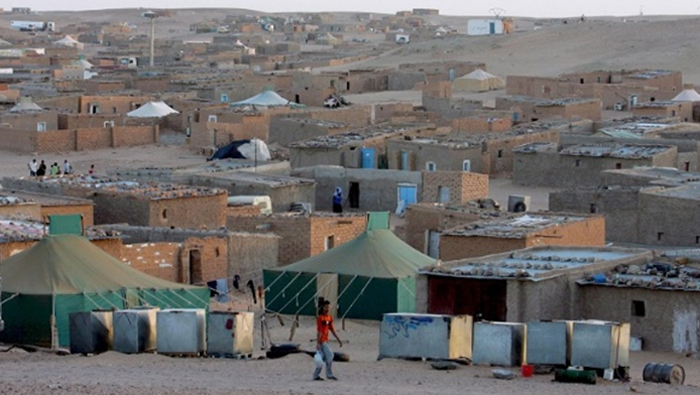 Visión general de un campo de refugiados Saharauis en Tinduf, unos 1.900 kilómetros al suroeste de Argel, Argelia, 18 de mayo de 2008.
