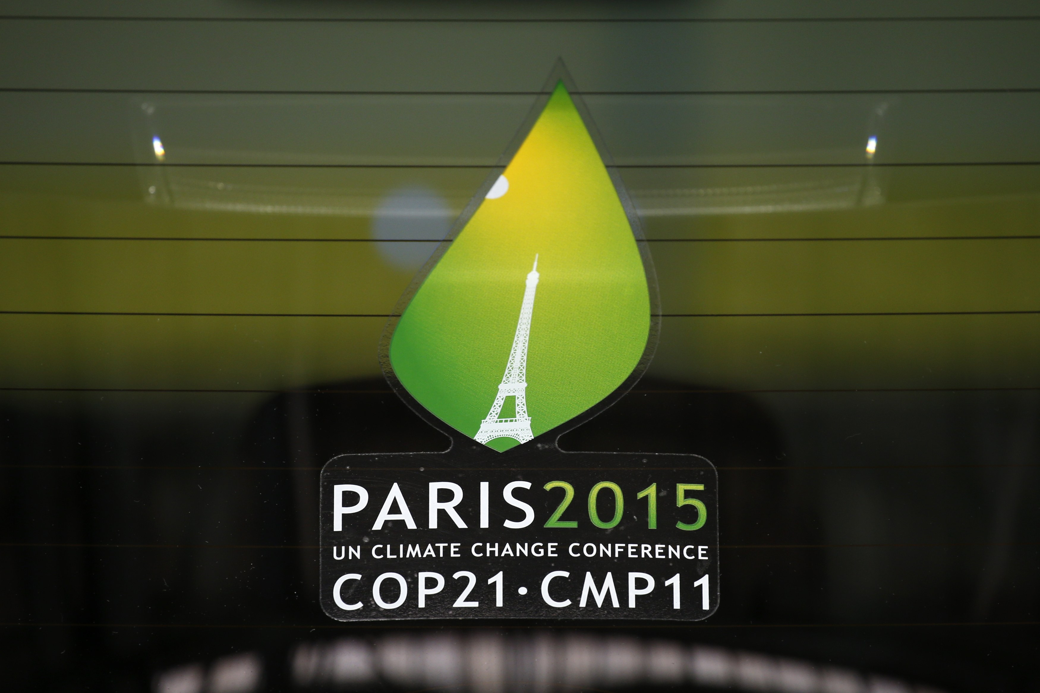El logotipo de la Conferencia sobre el Cambio Climático COP21