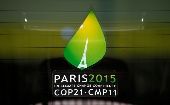 El logotipo de la Conferencia sobre el Cambio Climático COP21