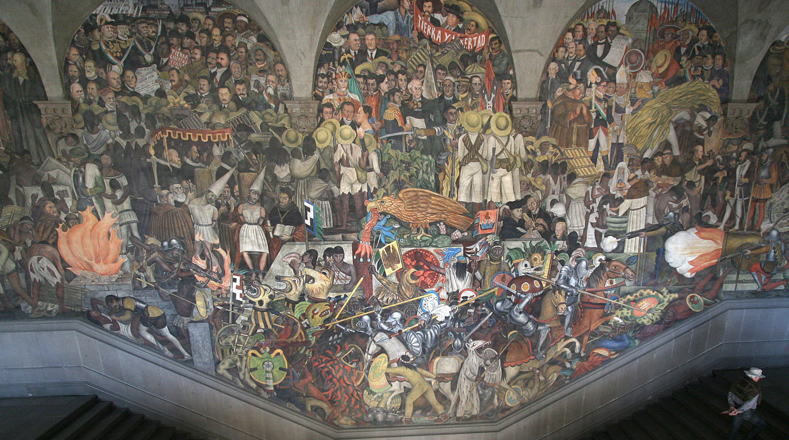 Diego Rivera es considerado el pionero del muralismo mexicano.