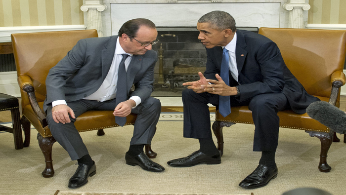 Los presidentes de Francia, François Hollande, y de EE.UU., Barack Obama, intensificará su lucha contra el Estado Islámico en territorio sirio.