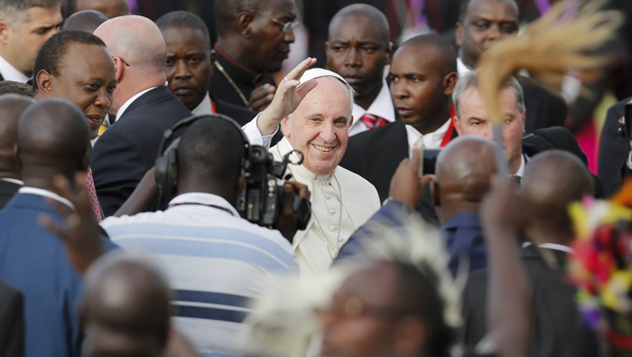 El Papa Francisco estará en Kenya hasta el viernes 27 de noviembre.