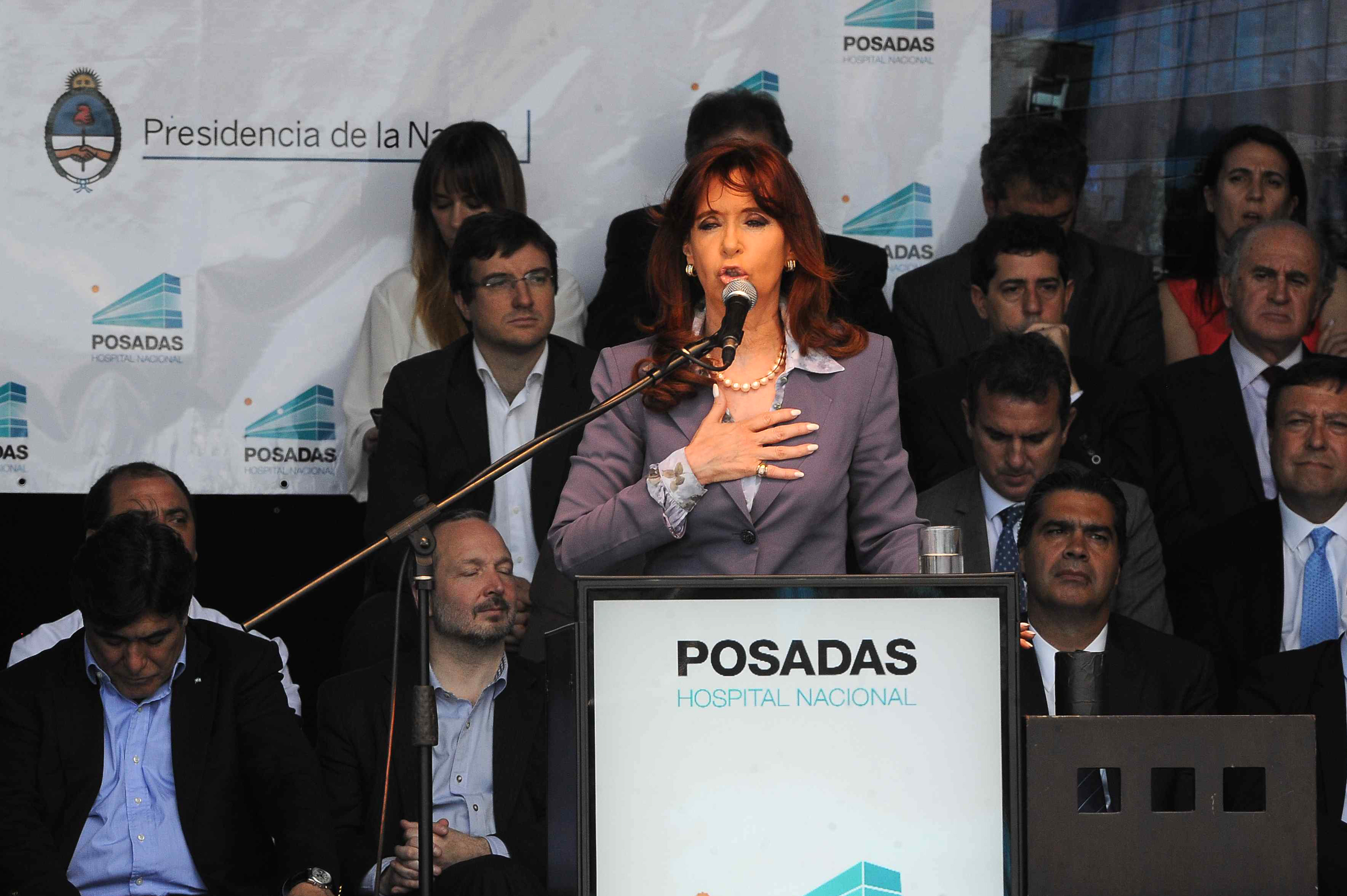 Cristina Fernández prometió que no se iría y que siempre lucharía por los derechos de los argentinos.