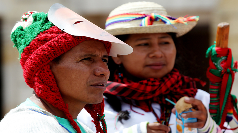 Los indígenas condenaron la constante violación de sus derechos.