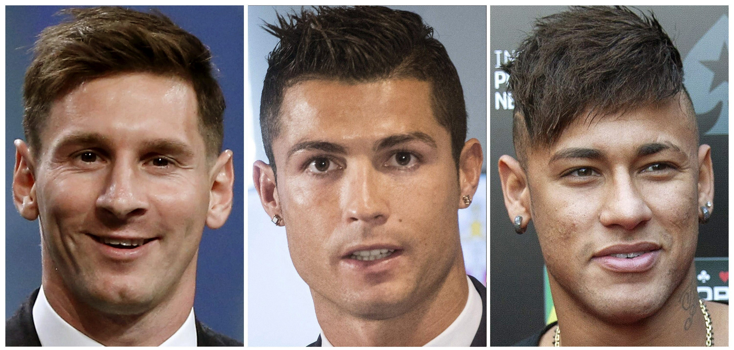 Los tres finalistas compiten en la liga española de Fútbol.