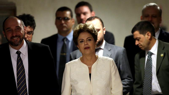 Rousseff dijo estar tranquila y convencida de la improcedencia de esa iniciativa en su contra.