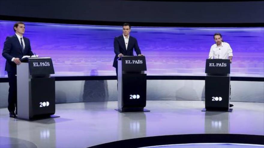 Debate organizado por el diario El País de cara a las elecciones