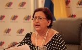 La presidenta del organismo señaló que el CNE tiene todo dispuesto para que los venezolanos ejerzan su derecho al voto el próximo domingo.