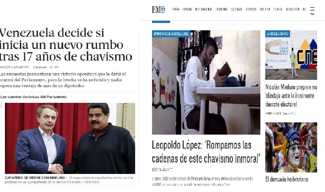 Medios de derecha realizaron una campaña de descrédito contra el Gobierno venezolano.