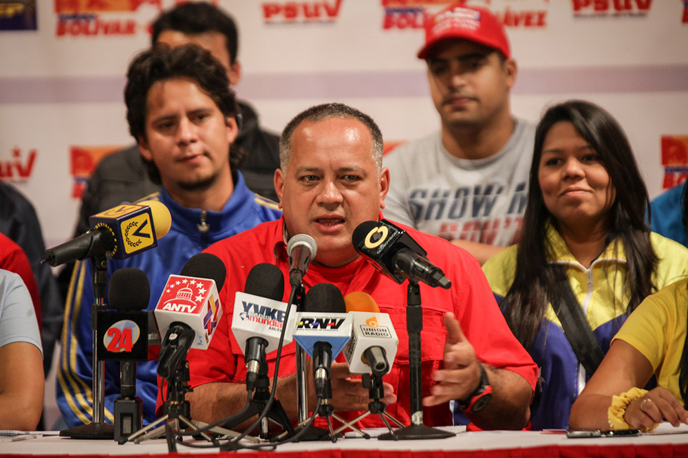 El líder del parlamento venezolano llamó a seguir el rumbo de la Revolución Bolivariana.