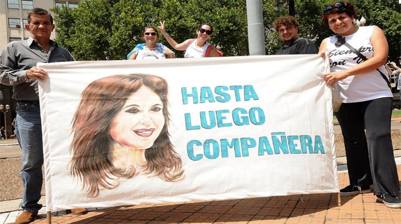 Miles de argentinos expresan su apoyo a Cristina Fernández