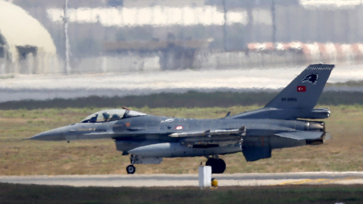 F-16 turcos incursionaron en frontera con Irak.