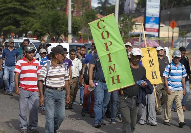 Copinh denunció actos racistas durante el juicio por el asesinato de Tomas García Domínguez
