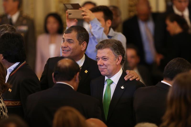 La conversación se produjo durante la toma de posesión del presidente de Argentina, Mauricio Macri.