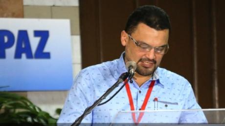 Sergio Ibáñez, vocero de las FARC-EP, presentó las propuestas para el fin del conflicto.