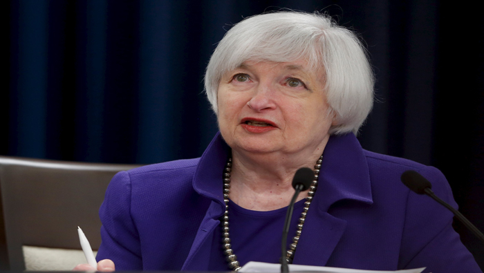 La representante del Banco Central norteamericano, Janet Yellen, fue quien anunció la decisión de aumentar por primera vez la tasa de referencia en casi una década.