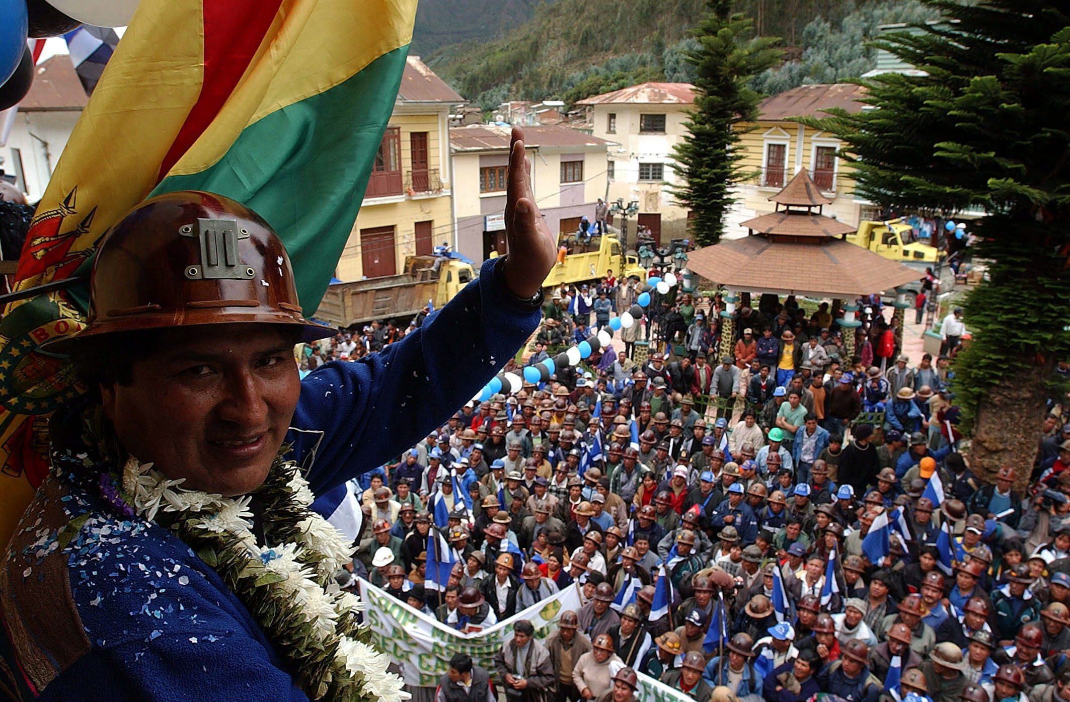 Evo Morales se convirtió en el primer presidente indígena en la historia política de Bolivia.
