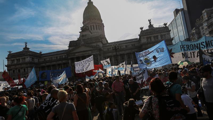 El pasado jueves miles de argentinos se movilizaron.
