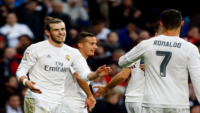 Entre Cristiano y Bale marcaron 6 de los 10 goles totales del partido.