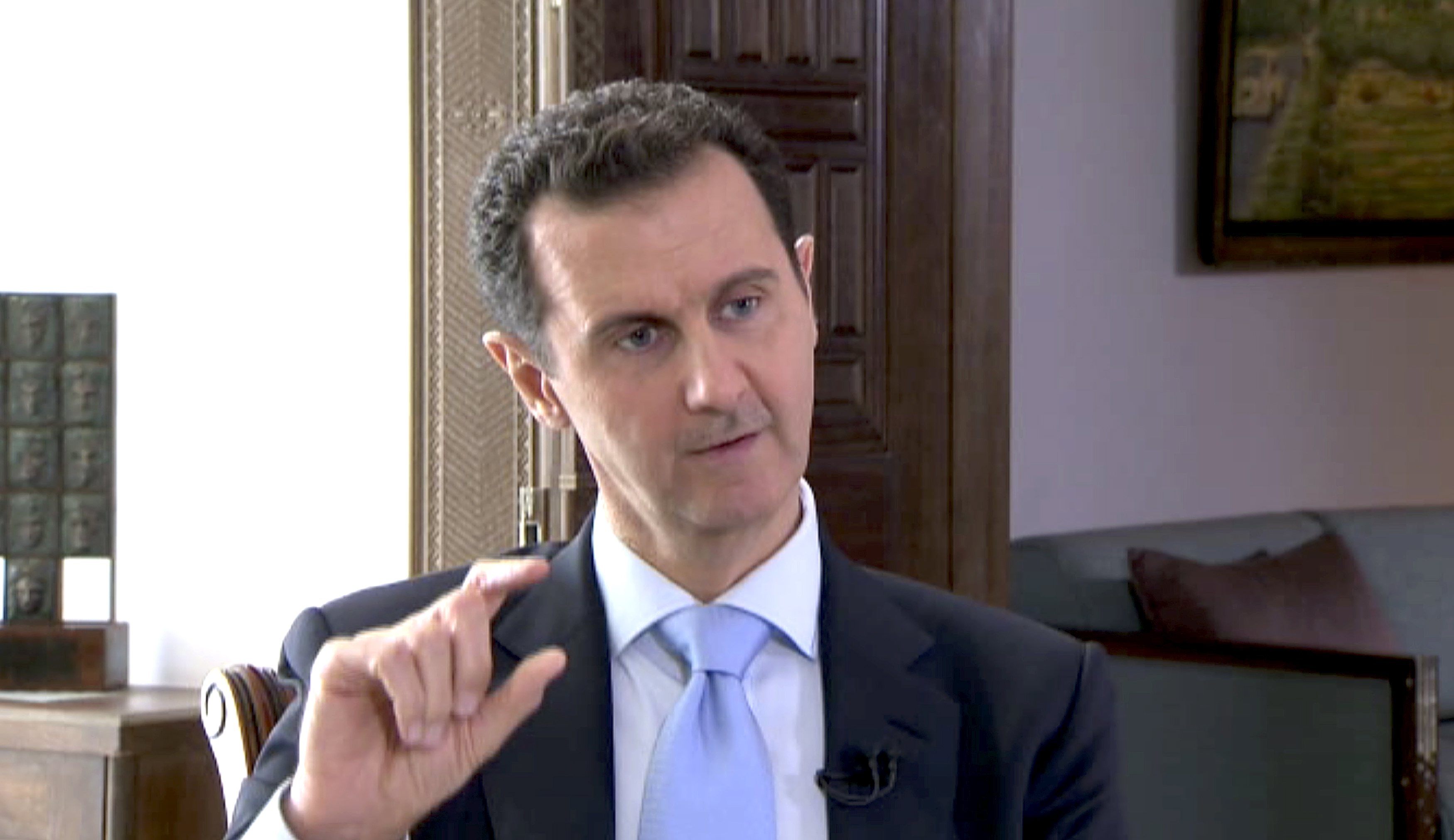 El presidente sirio, Bashar Al Assad dejó claro que negociará pero no con terroristas.