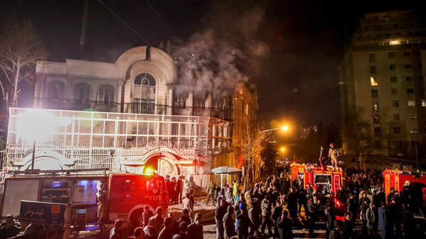 Irán y Arabia Saudita rompieron relaciones bilaterales tras bombardeo a la embajada de Teherán en Yemen