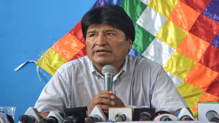 El presidente de Bolivia, Evo Morales, calificó de 