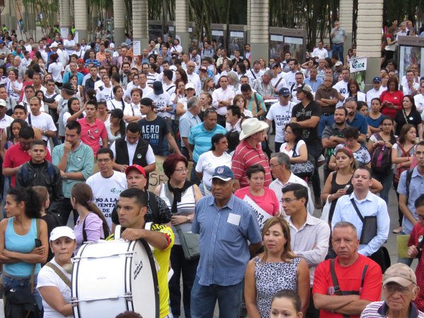Miles de colombianos protestarán este miércoles en Bogotá.