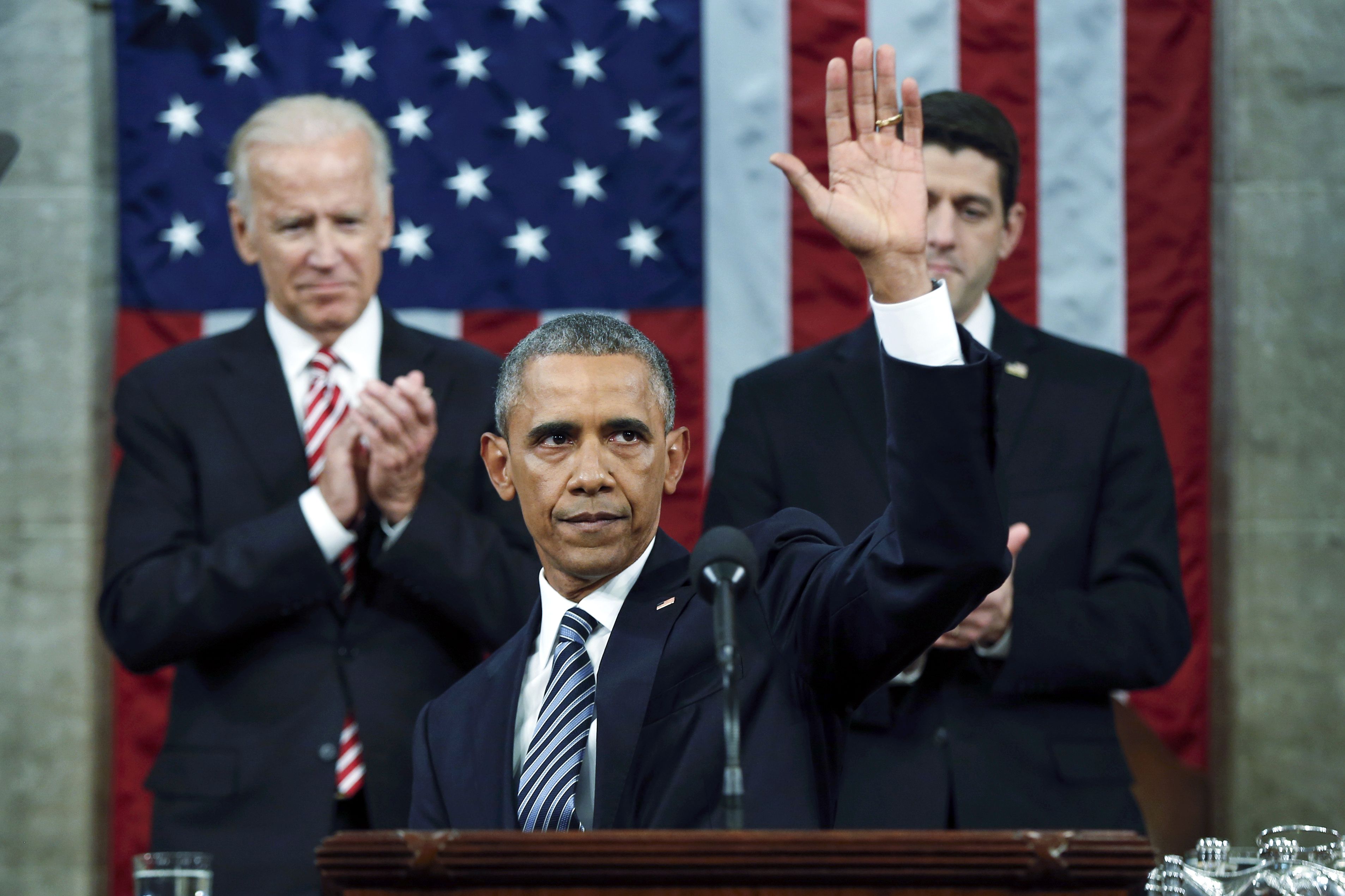 Obama emitió su último discurso de Estado de la Unión.