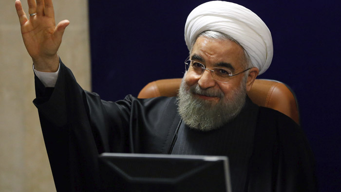 El presidente iraní Hassan Rohani siempre defendió el carácter pacífico del programa nuclear.