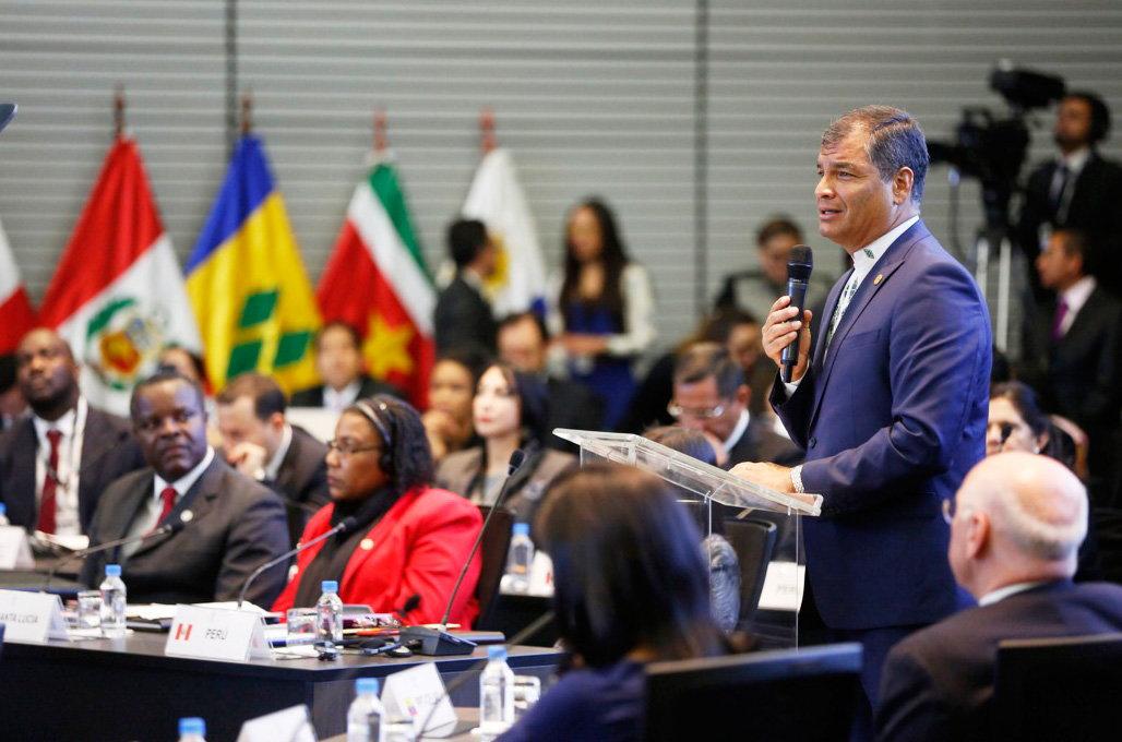 Ecuador resalta los cinco ejes fundamentales de trabajo de América Latina y el Caribe.