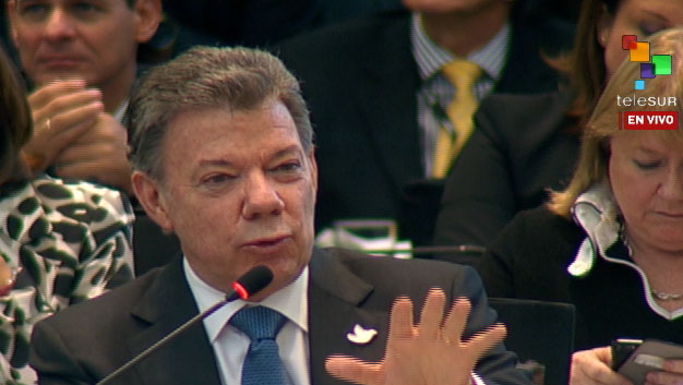 Juan Manuel Santos habló de una supuesta 