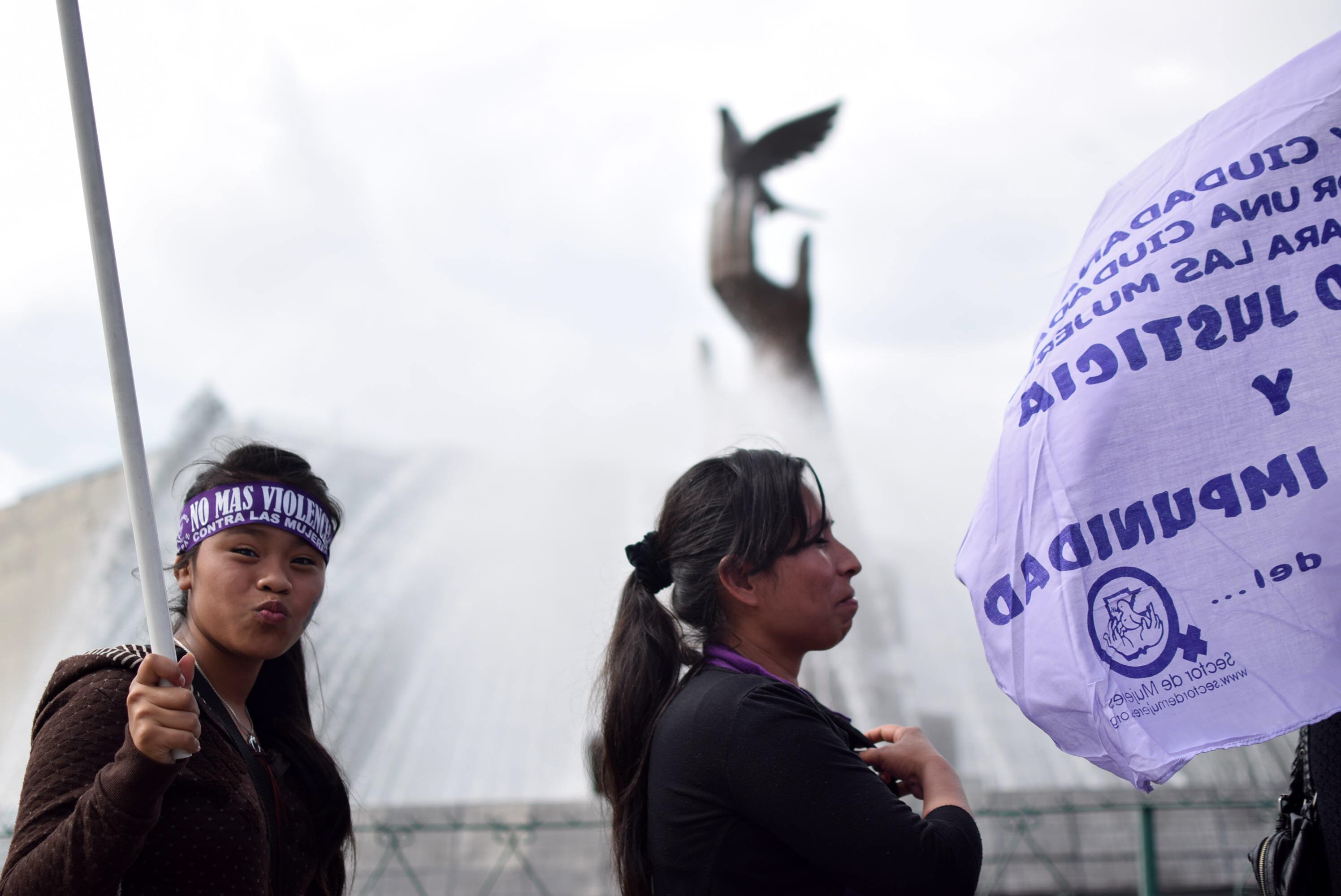 En Guatemala se han registrado varias protestas en defensa de la mujer.