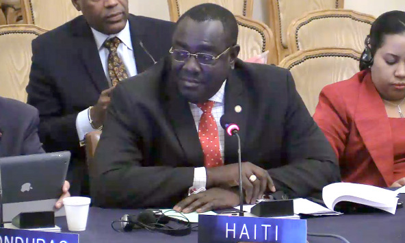 El embajador de Haití en la OEA llamó a proteger el 