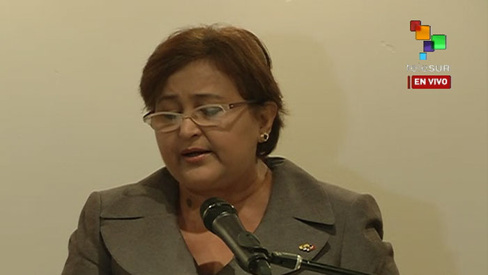 La presidenta del Poder Electoral venezolano destacó el profesionalismo del grupo de acompañamiento.