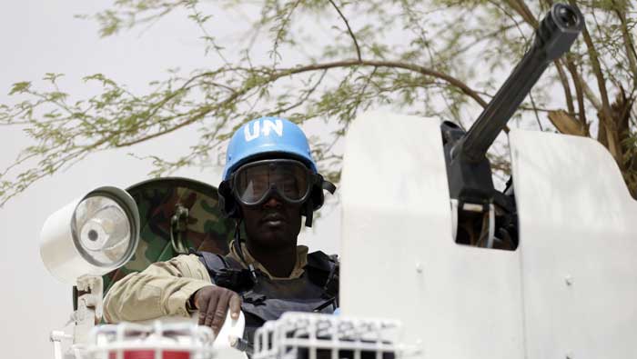 Tropas de la ONU llegaron como refuerzo a la zona después del ataque