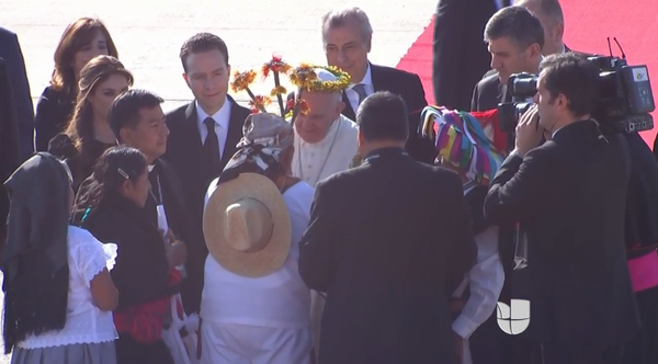 El papa ofició una misa en San Cristóbal de las Casas