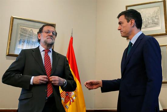 Rajoy y Sánchez se reunieron en el Congreso de los Diputados