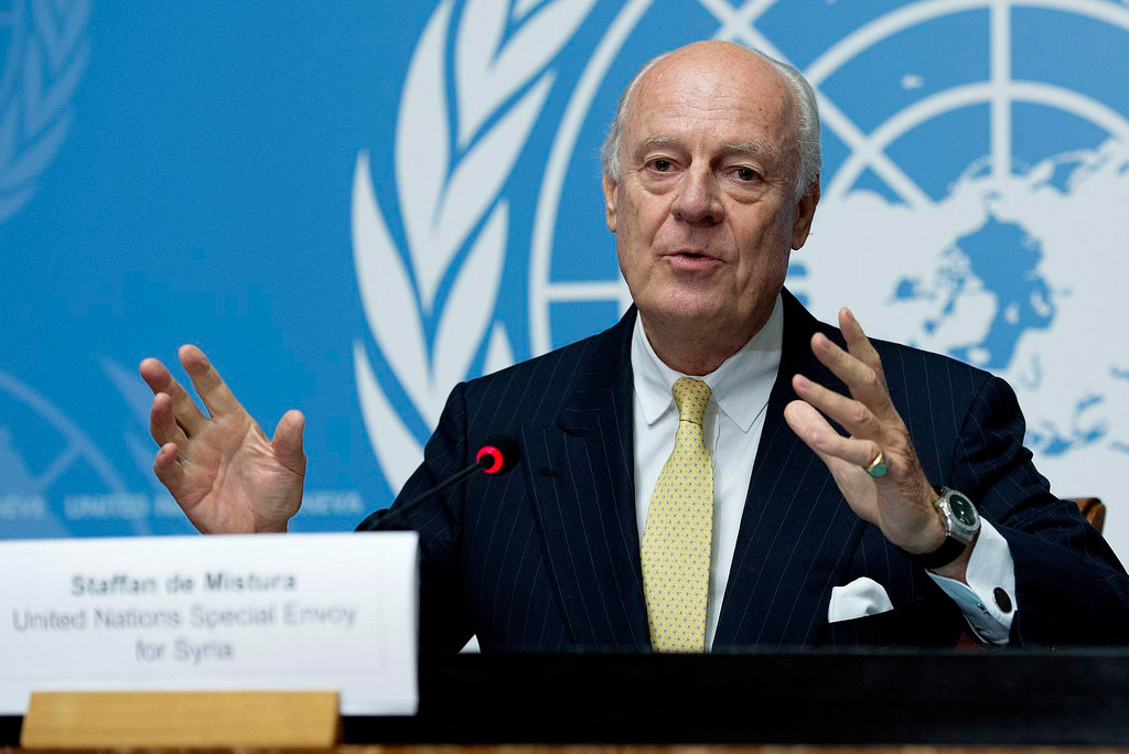 El enviado especial de la ONU para Siria rechazó los ataques del EI en Damasco y Homs