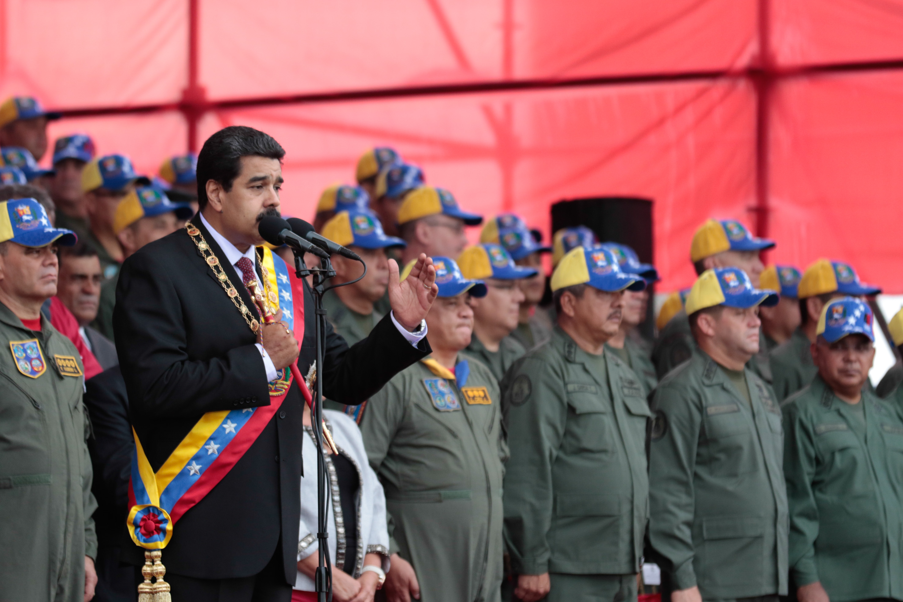 El Ministerio de Defensa emitió hoy un comunicado de respaldo al pueblo venezolano.