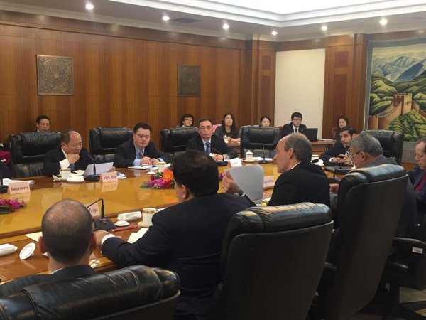 La delegación venezolana sostiene diversos encuentros con altos funcionarios chinos.